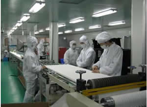 panel filter clean room